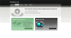Desktop Screenshot of betmaker.com